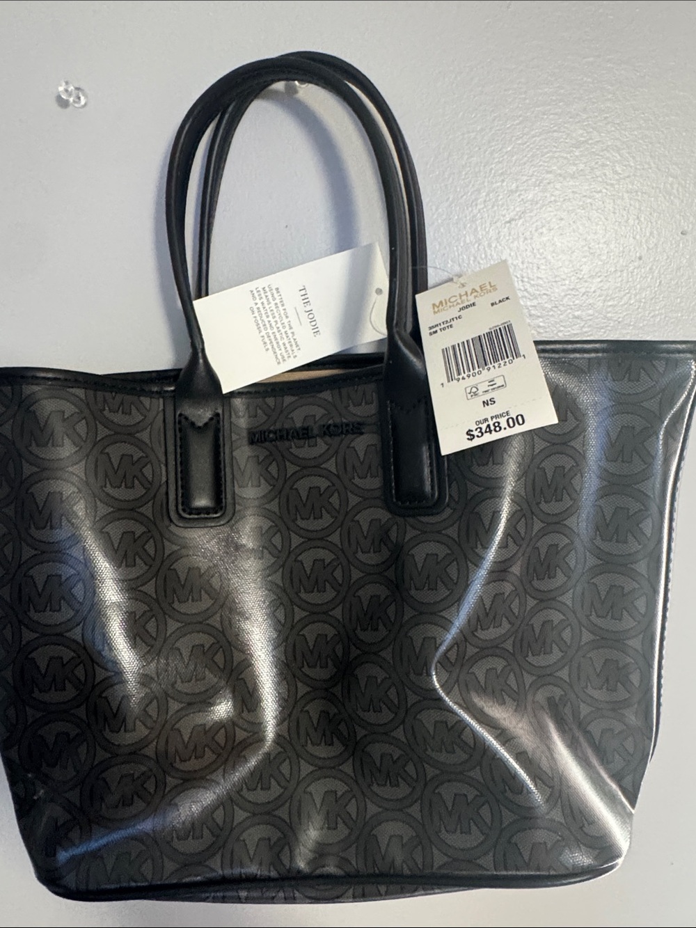 Michael Kors Black MK Signature Tote